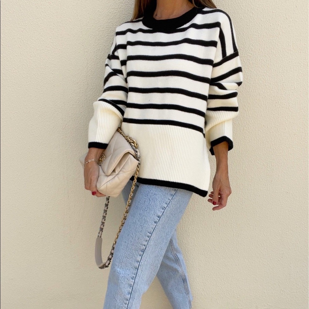 [NWT] Vita Grace Frances Stripe Day Sweater